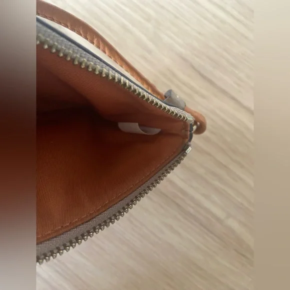 Tory Burch PERRY BOMBÉ COLOR-BLOCK TOP-ZIP CARD CASE - Picture 10 of 13